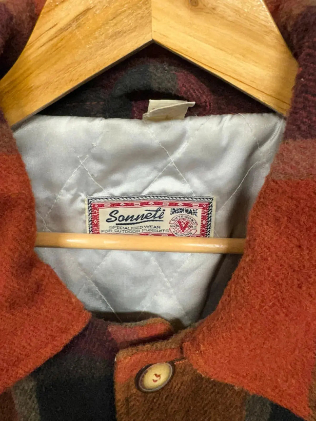 Original Vintage 90s Sonneti Men’s Carpet Coat Jacket XL Sonneti