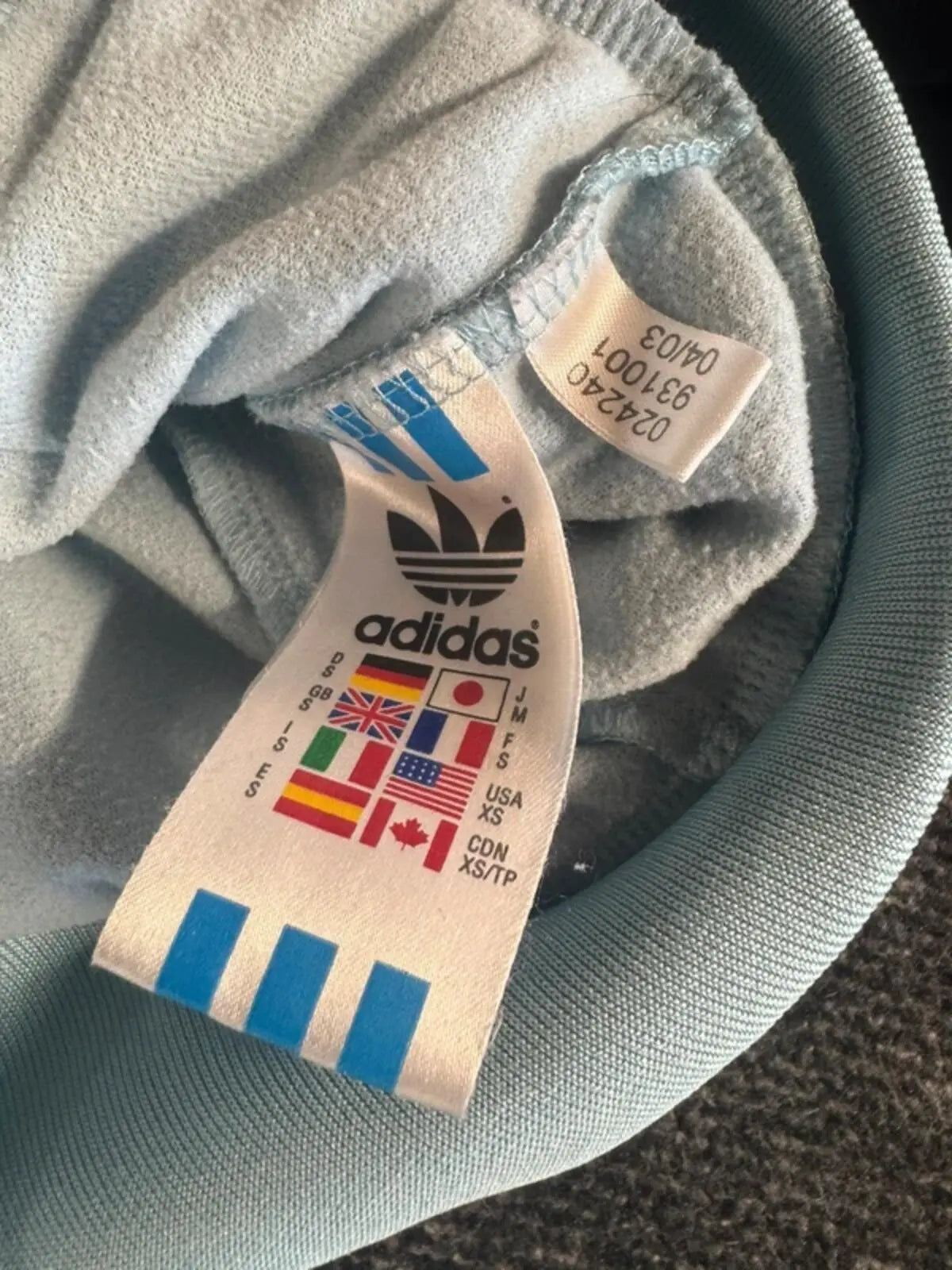 Retro Vintage Adidas Originals Tracksuit Top Men’s Small #331 adidas