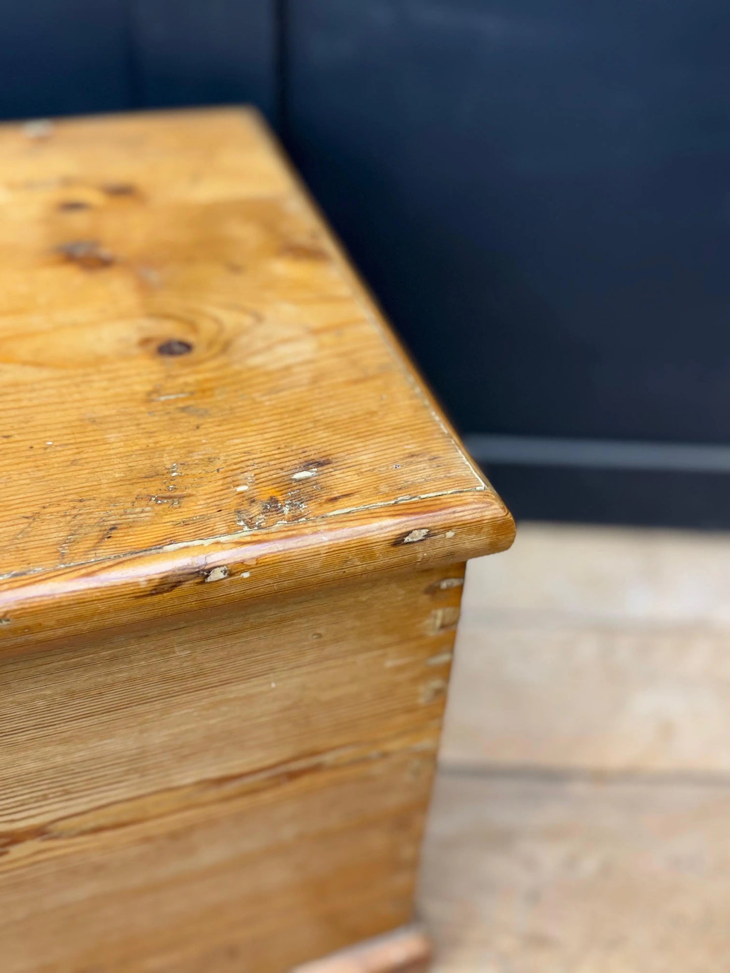 Antique Old Pine Storage Chest Blanket Box Coffee Table Trunk Bedroom Storage RUSTIC WAREHOUSE NORFOLK