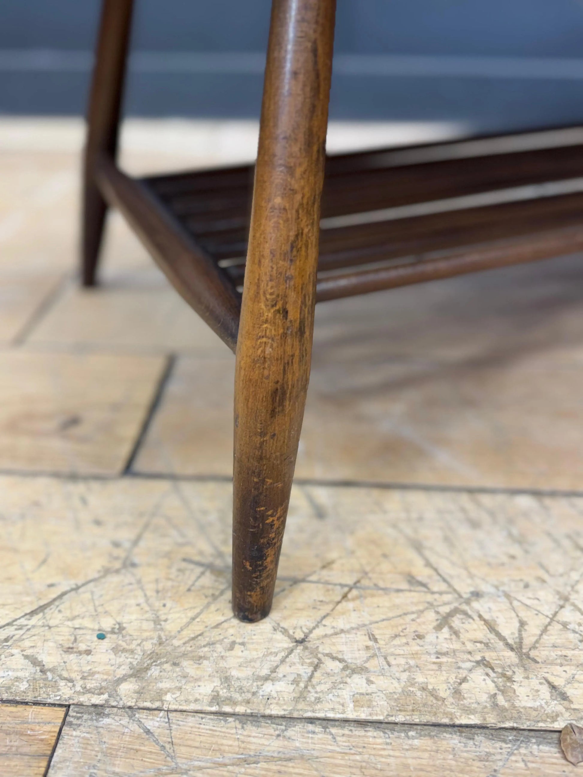 Retro Ercol 459 Elm Coffee Table Vintage Blonde Elm Magazine Rack Side Table MCM RUSTIC WAREHOUSE NORFOLK