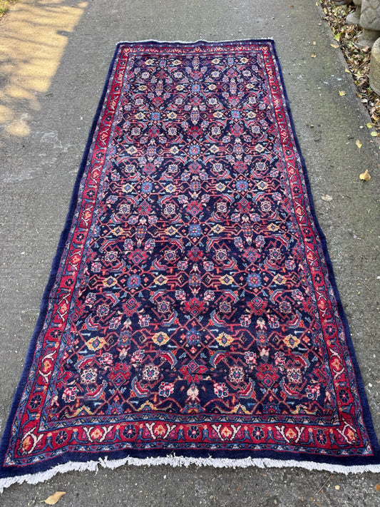 Vintage Handmade Wool Rug / Arak Sourak Sarough/ Handmade 300cm x 133cm