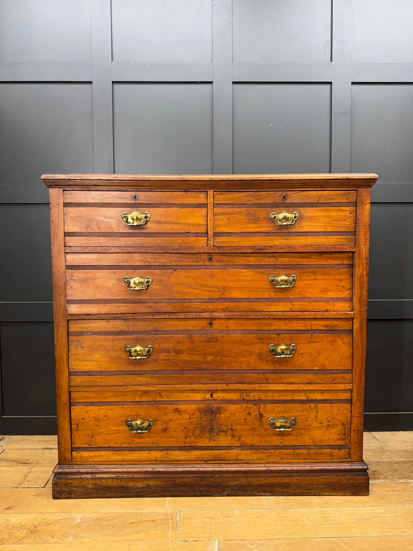 Antique Large Walnut Chest of Drawers Bedroom Storage Furniture Country House RUSTIC WAREHOUSE NORFOLK