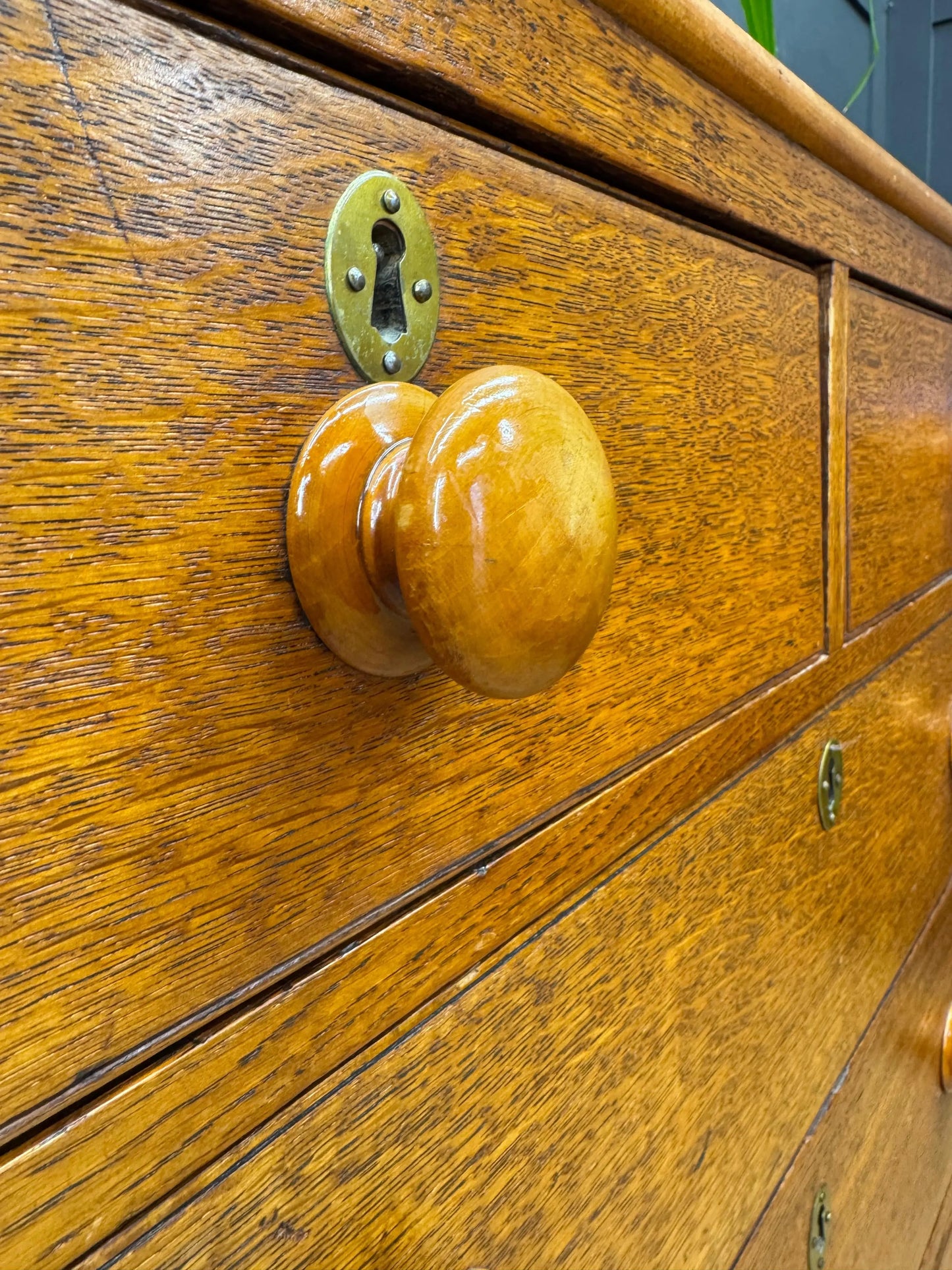 Antique Solid Oak Chest of Drawers Bedroom Storage Furniture Drawers RUSTIC WAREHOUSE NORFOLK