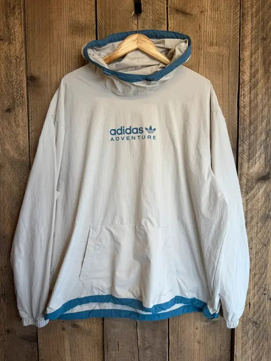 Adidas Adventure Men’s Jacket Smock Windbreaker Coat Poncho XXL Festival #409