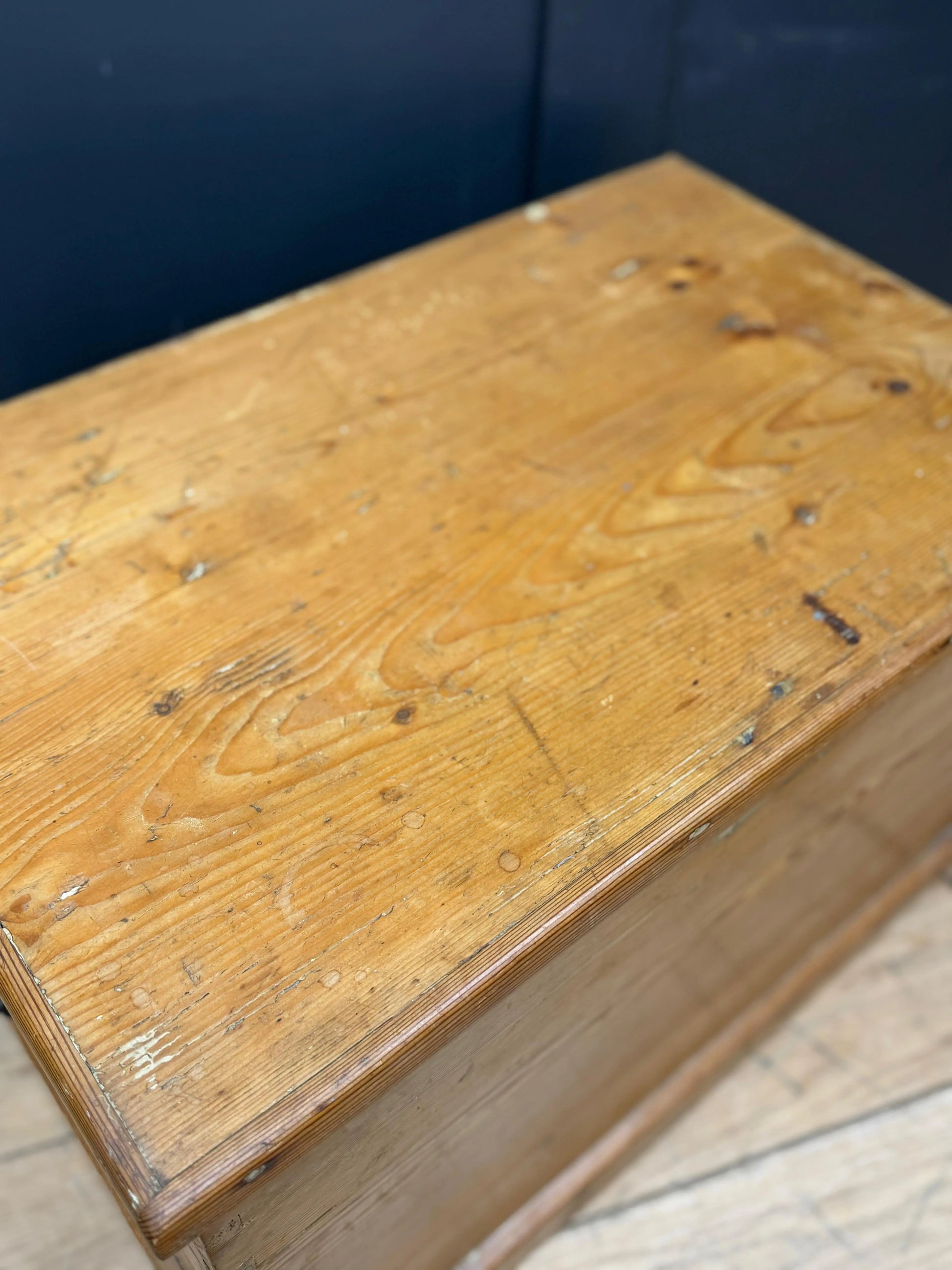 Antique Old Pine Storage Chest Blanket Box Coffee Table Trunk Bedroom Storage RUSTIC WAREHOUSE NORFOLK
