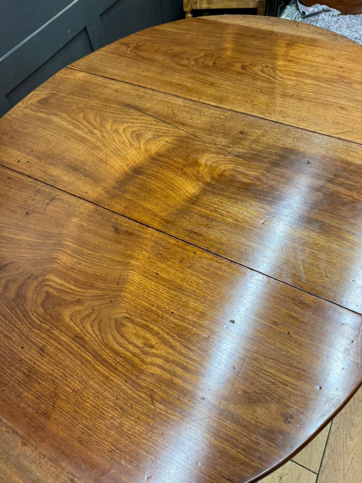 Georgian Extending Mahogany Table / Drop Leaf Sideboard Occasional Table