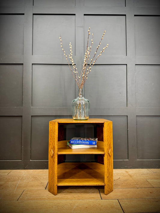 1930s Art Deco Oak Side Table – Occasional Table - Lamp Coffee Table
