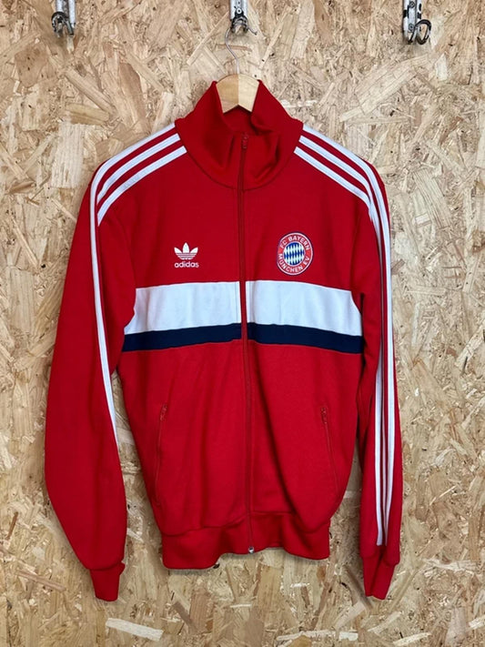 Vintage Adidas Originals Tracksuit Top Bayern Munchen Football Medium #200