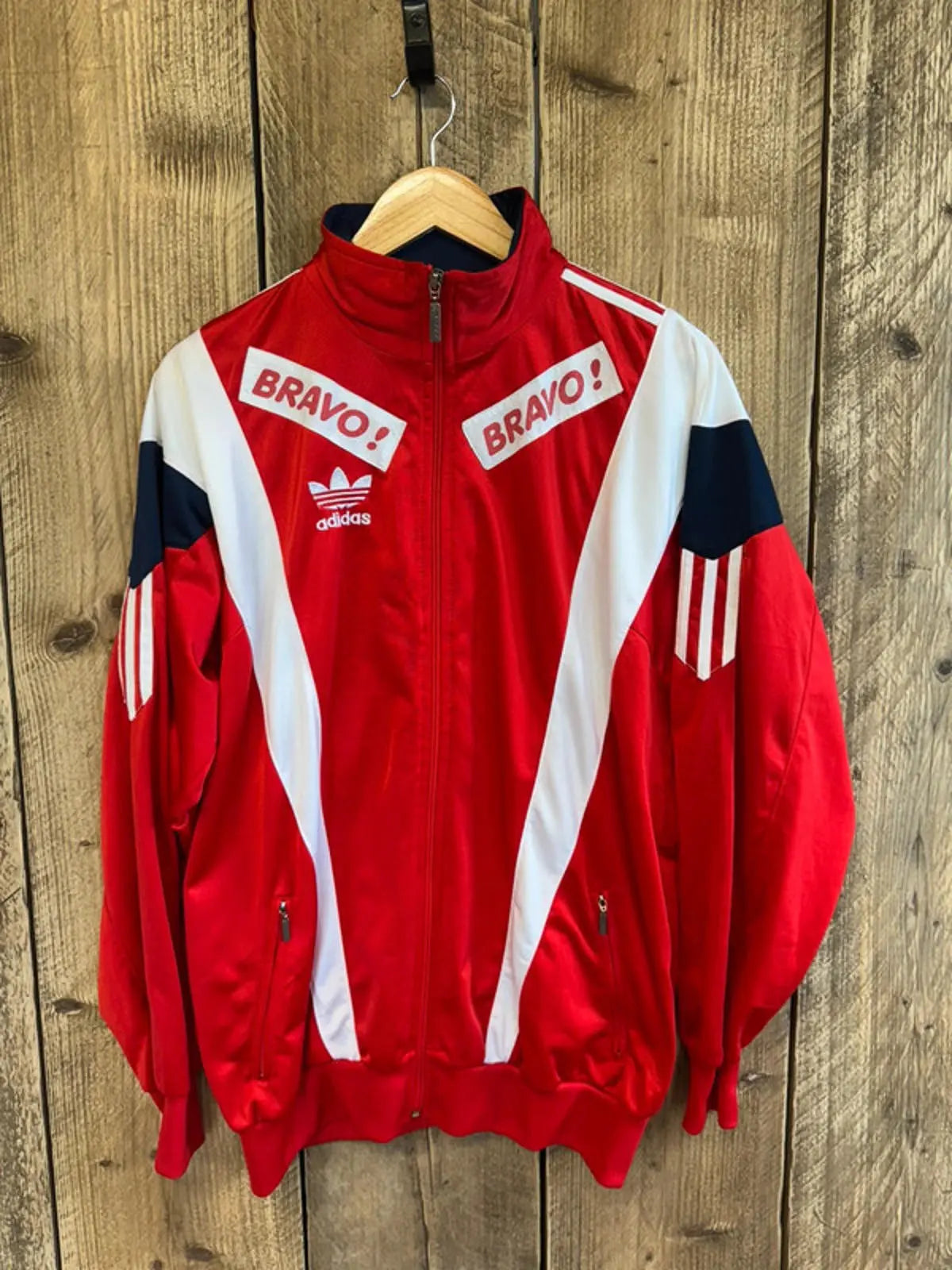 1990s Adidas Tracksuit Top Mens XL Vintage Retro adidas