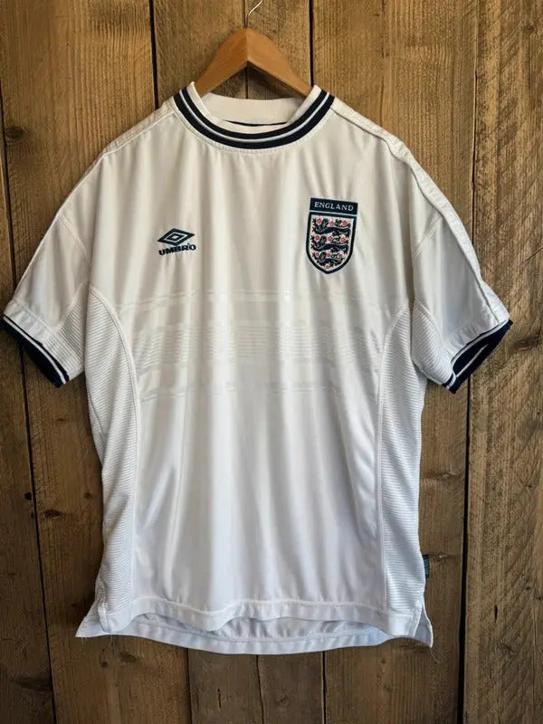 Vintage Official 1999 England Football Top Shirt Umbro XL