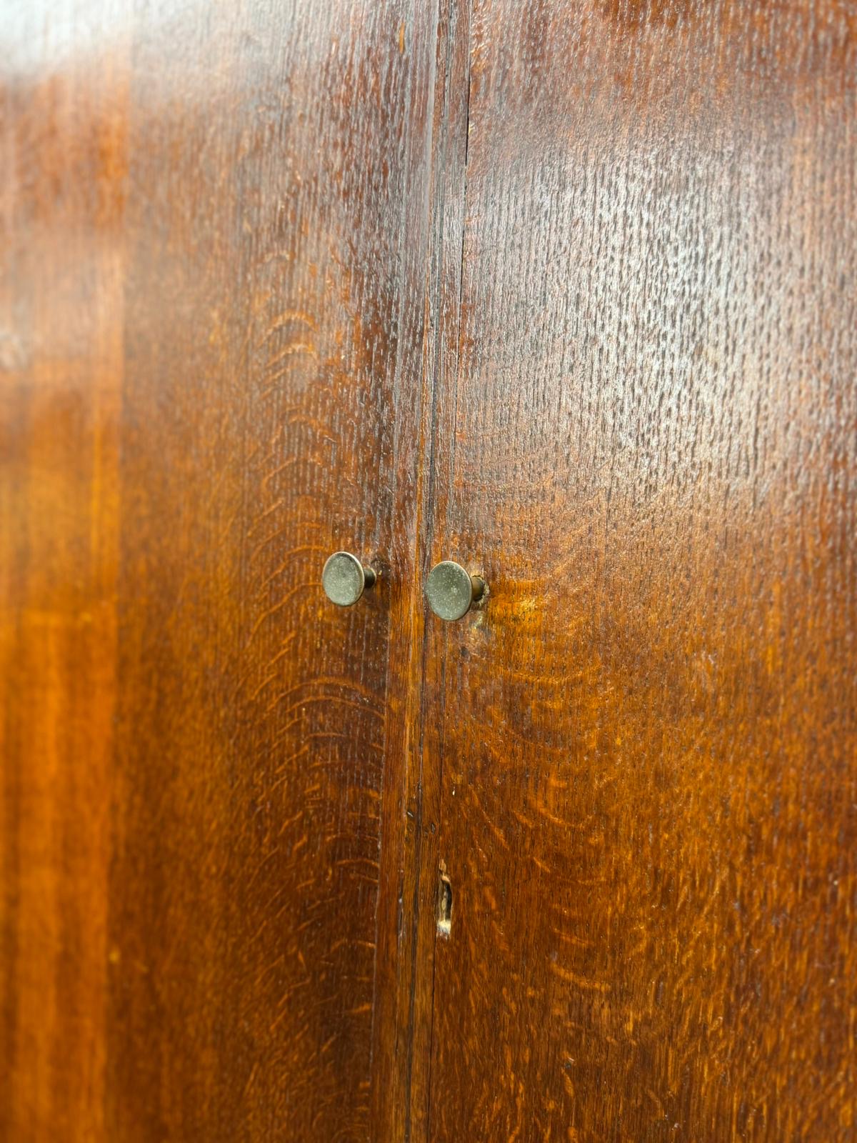 Vintage Oak Fronted School Science Cupboard – Ideal Pantry or Kitchen Storage