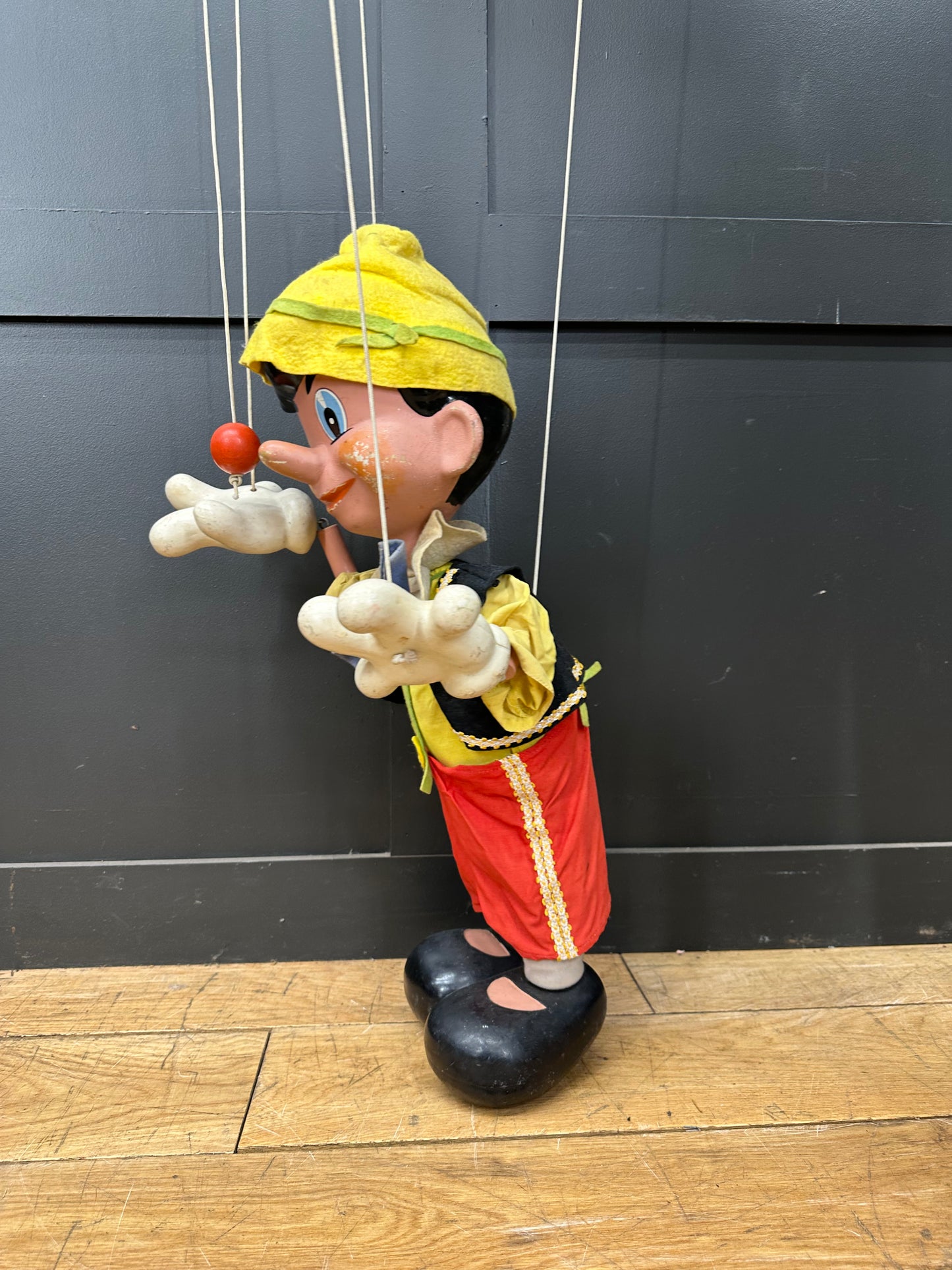 Vintage Pelham Marionette Puppet  / Pinocchio Puppet/ Collectible Rare