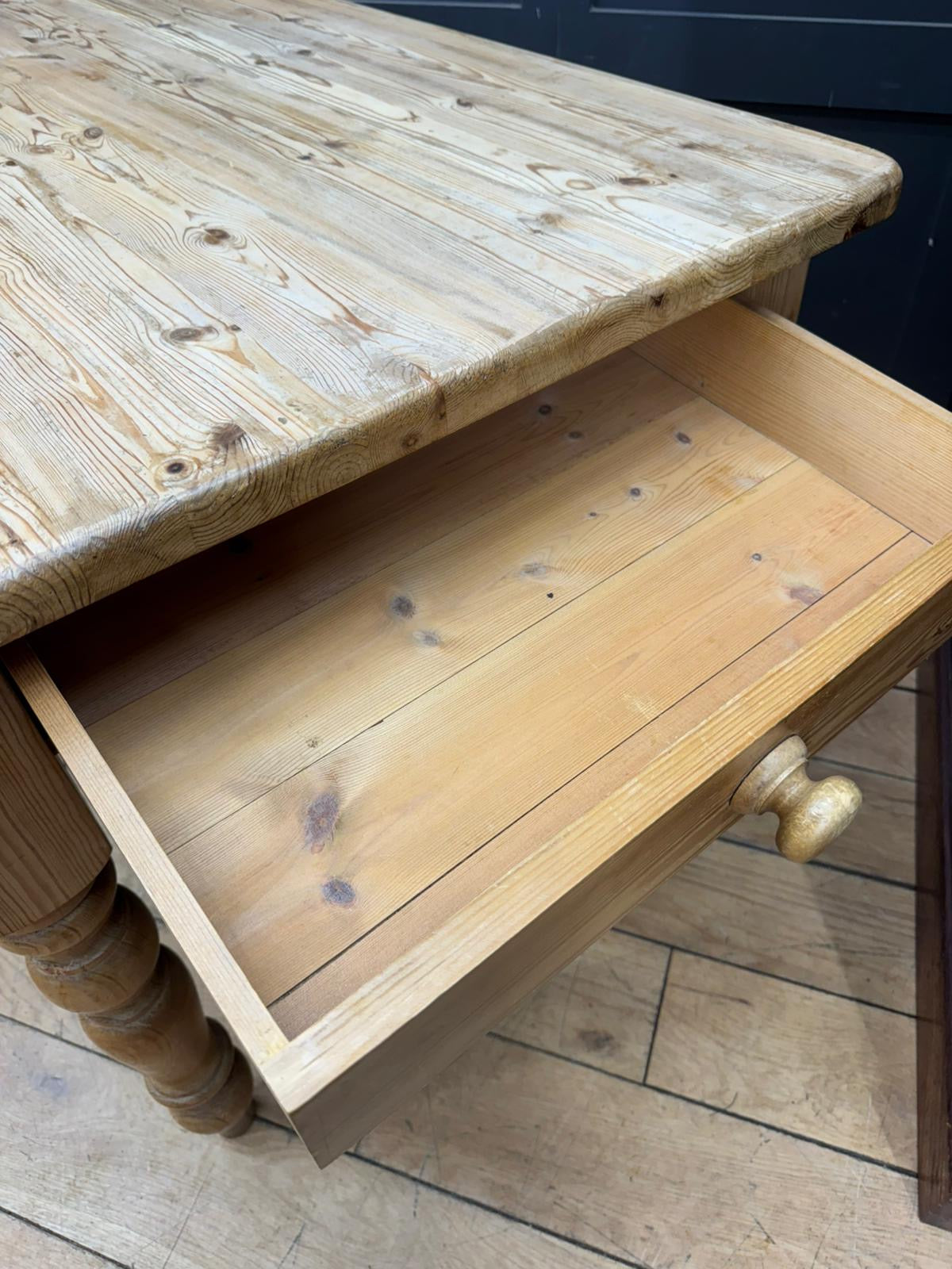 Vintage Small Solid Pine Table  / Farmhouse Dining Table / Kitchen Table