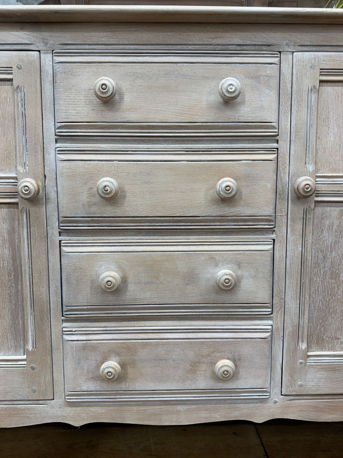 Vintage Ercol Elm Welsh Dresser Cupboard Drawers Storage Sideboard Kitchen