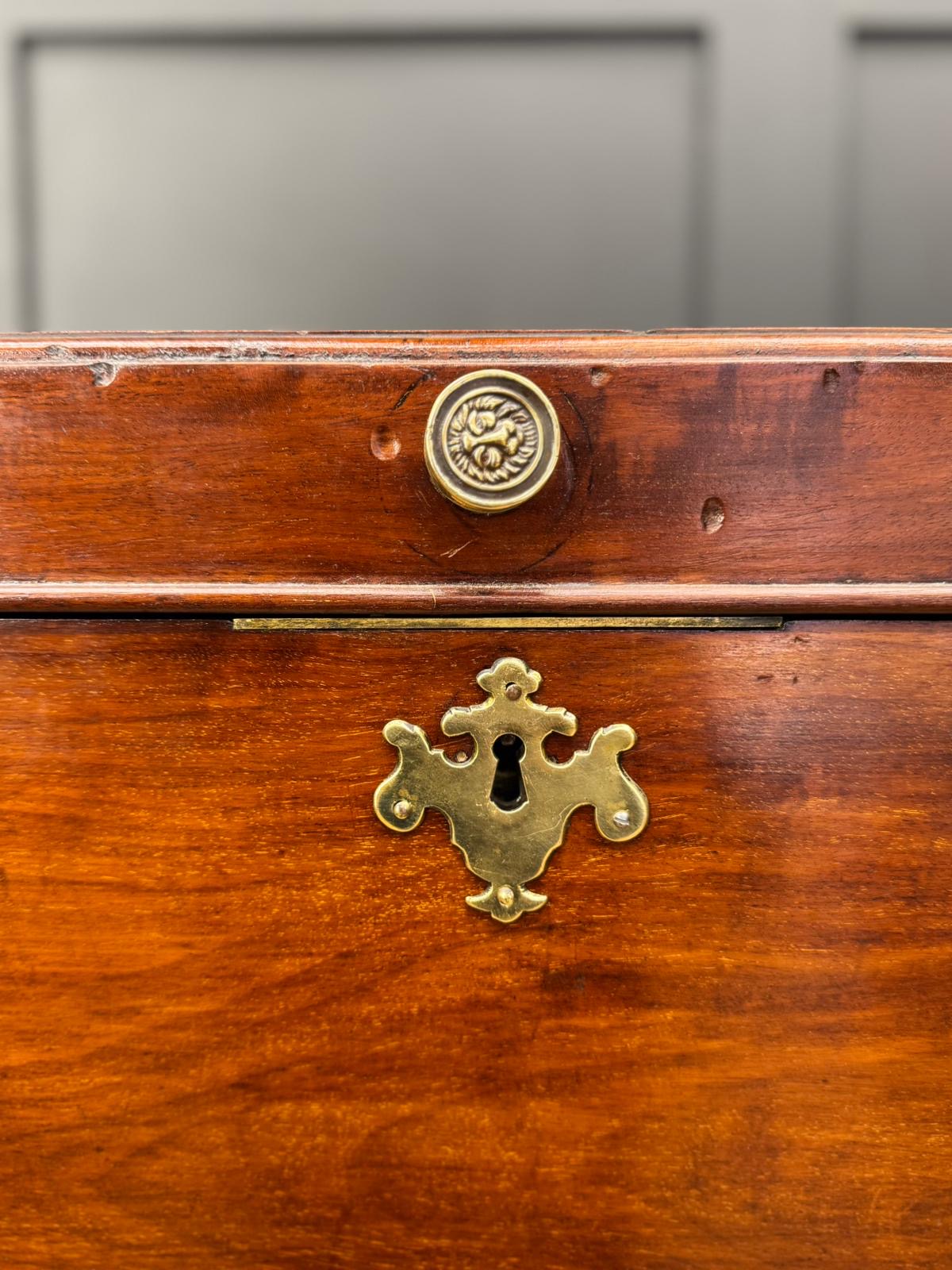 Antique Chest Of Drawers Georgian Mahogany Mule Chest Blanket Box Storage