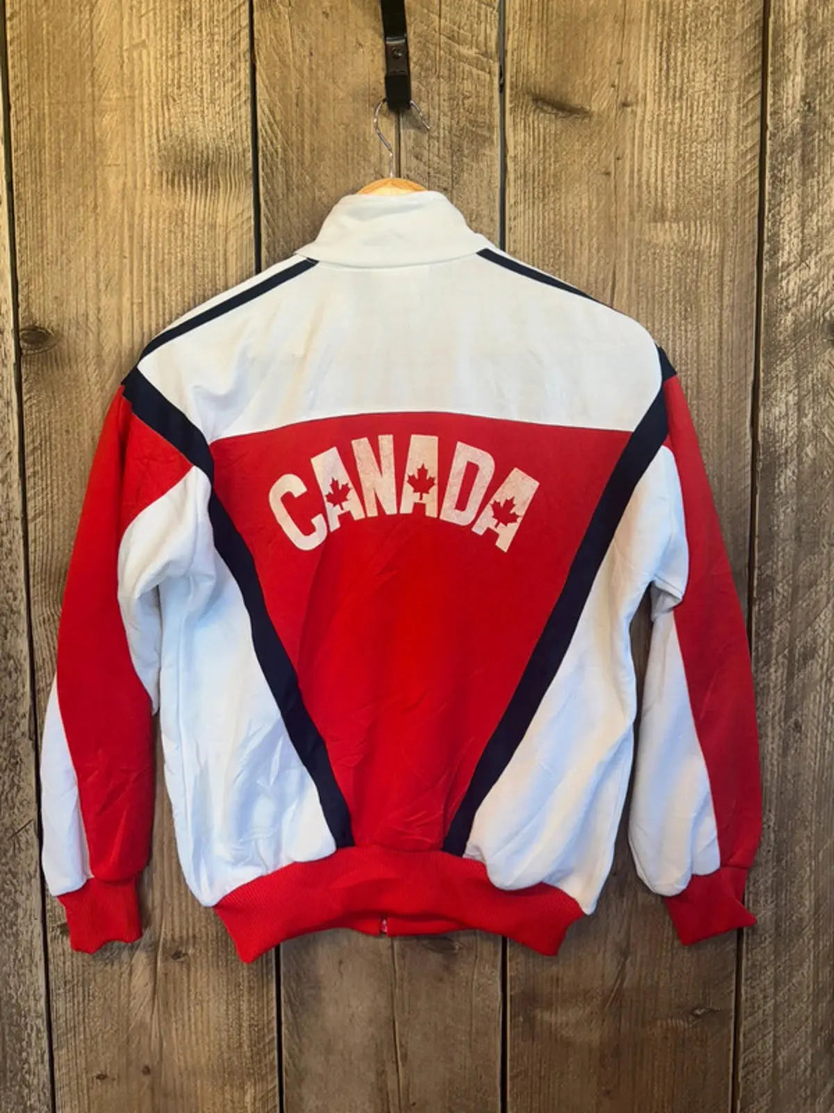Original Vintage 1987 Adidas Tracksuit Top Team Canada Special Olympics Rare adidas