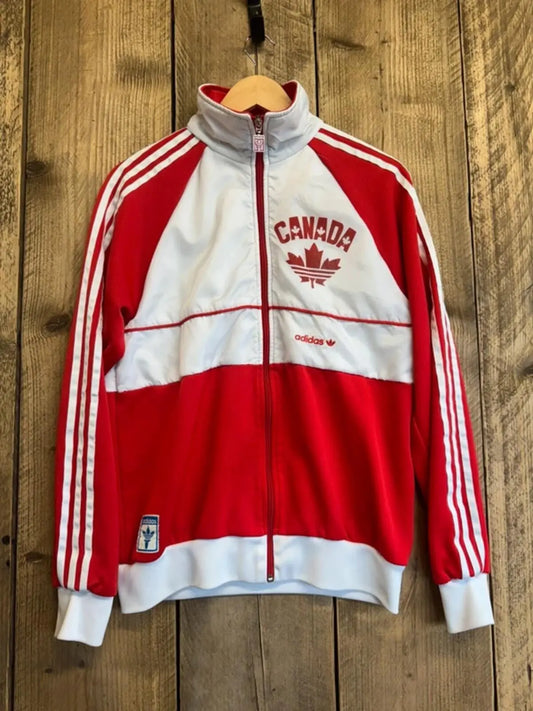 Vintage Adidas Originals Canada Tracksuit Top Medium #364