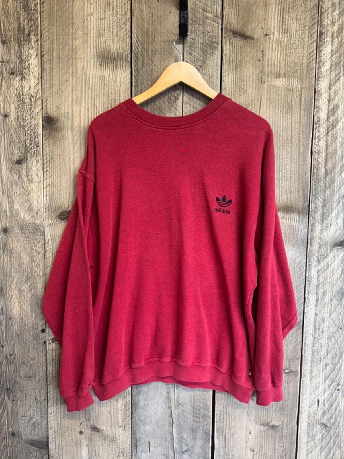 Original late 1980s early 90s Vintage Adidas men’s jumper sweatshirt Top XL