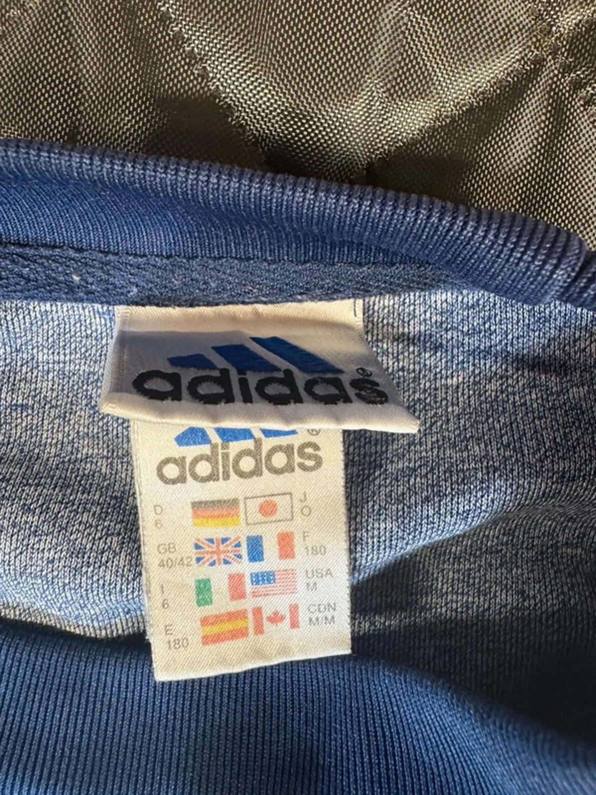 Vintage 90s Adidas Spell Out Jumper Sweater Sweatshirt Top mens Large adidas