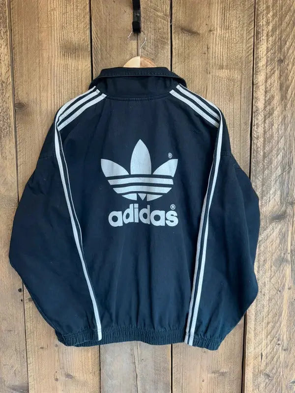 Vintage 90s Adidas Drill Top Tracksuit Jumper Sweatshirt XL Festival Oasis #415