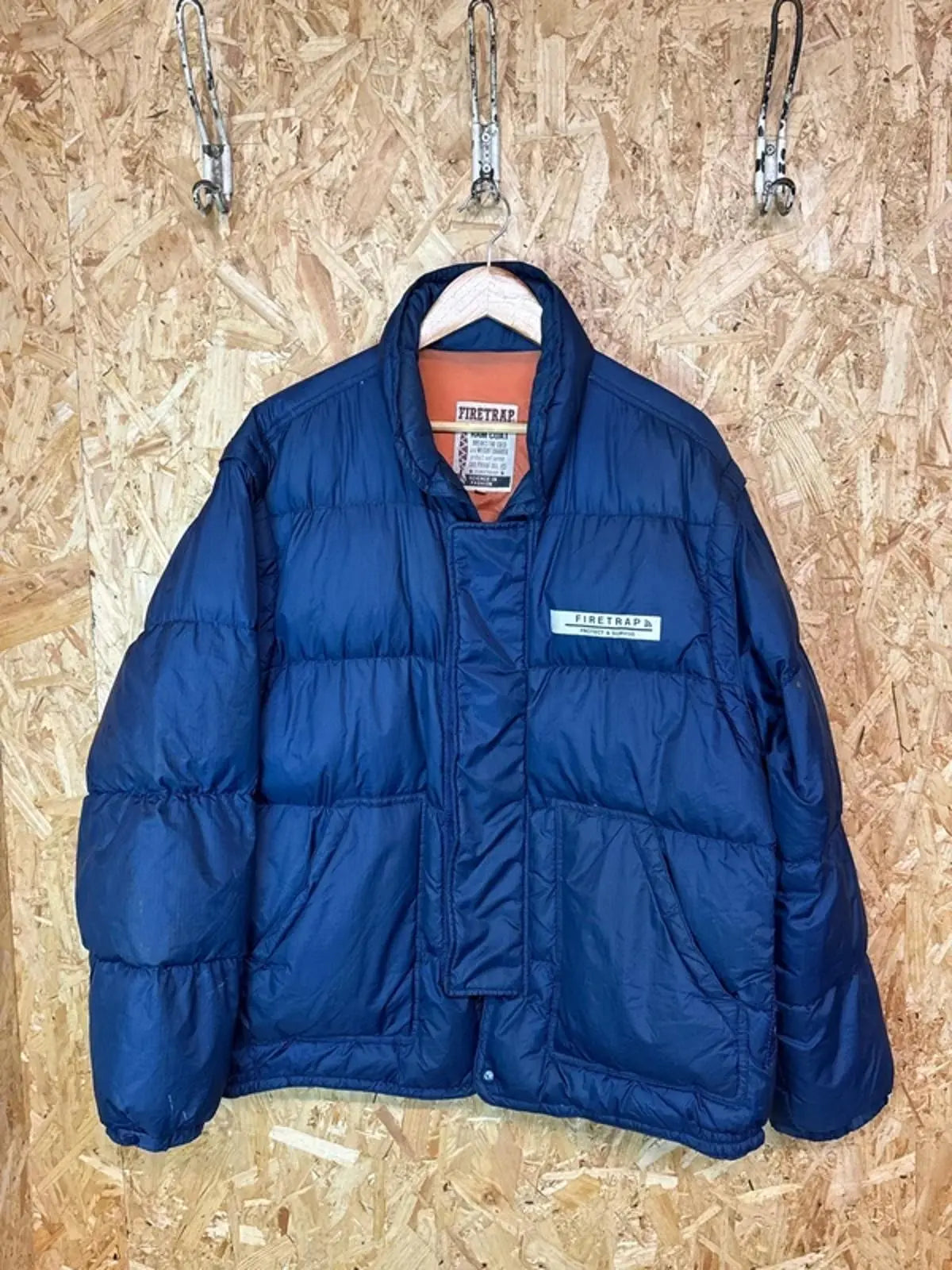 Vintage 1990s Firetrap Puffer Jacket , Bodywarmer , Men’s or women’s Large, #193 Firetrap