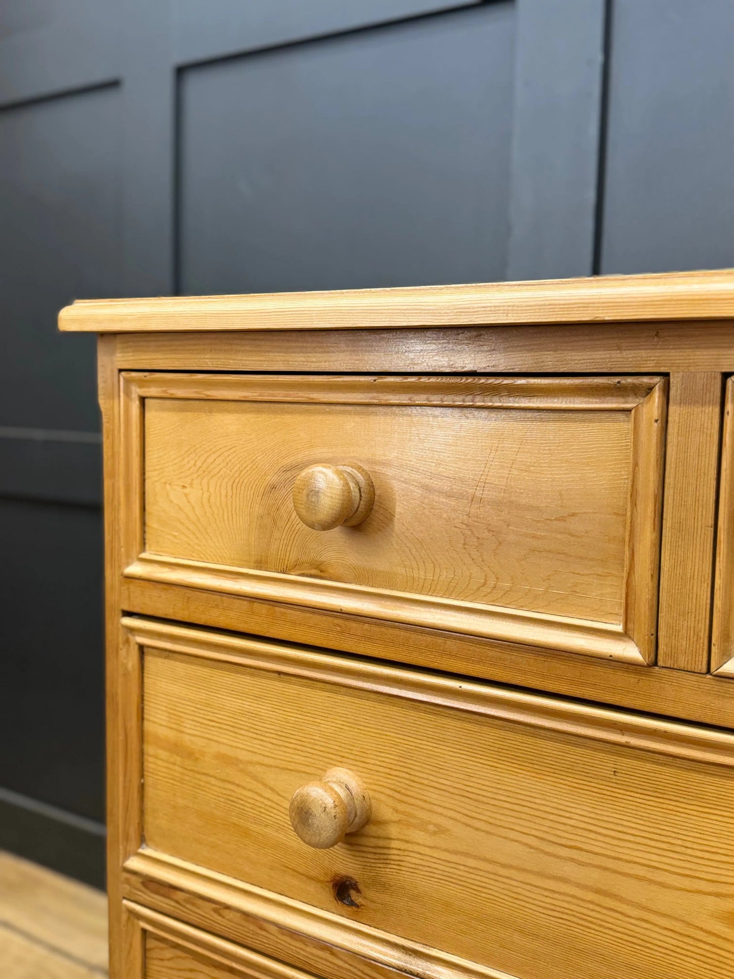 Small Solid Pine Chest of Drawers Rustic Country Farmhouse Bedroom Storage