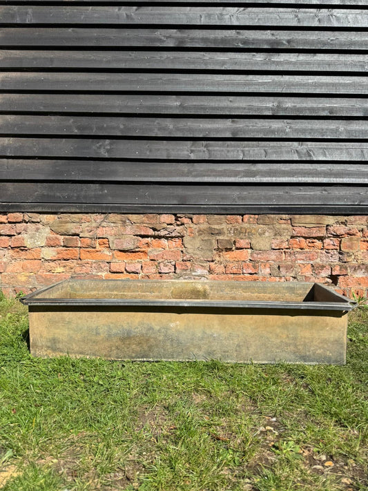 Reclaimed Galvanised Trough Large Planter /  Raised Flower Bed Plant Tree Pot EB