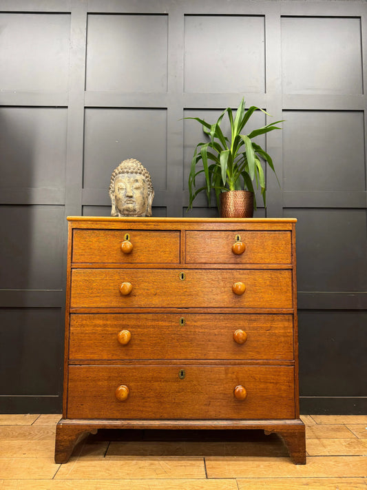 Antique Solid Oak Chest of Drawers Bedroom Storage Furniture Drawers RUSTIC WAREHOUSE NORFOLK