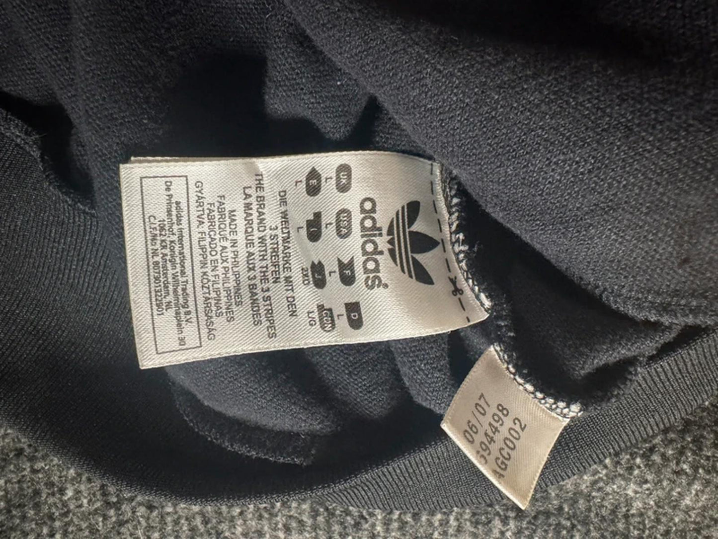 Vintage Adidas Originals 83-C J.Mano tracksuit top Large retro