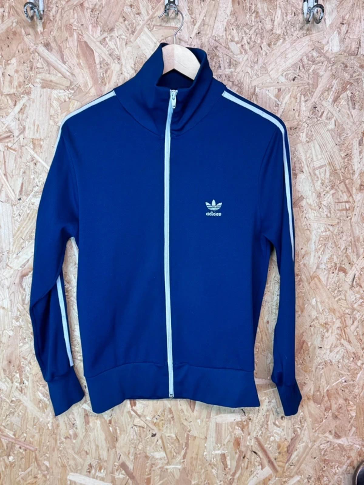 Women’s Original 1970s Vintage Adidas Tracksuit Top ,  Womens Small , #183