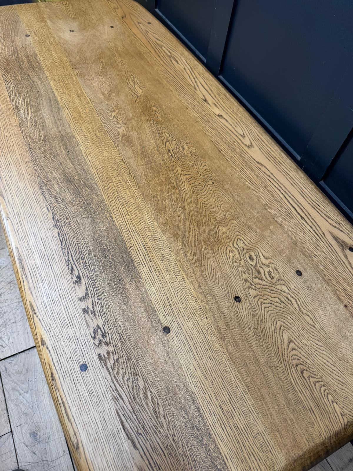 Ercol Refectory Dining Table – Elm & Beech – Farmhouse Vintage Kitchen Table