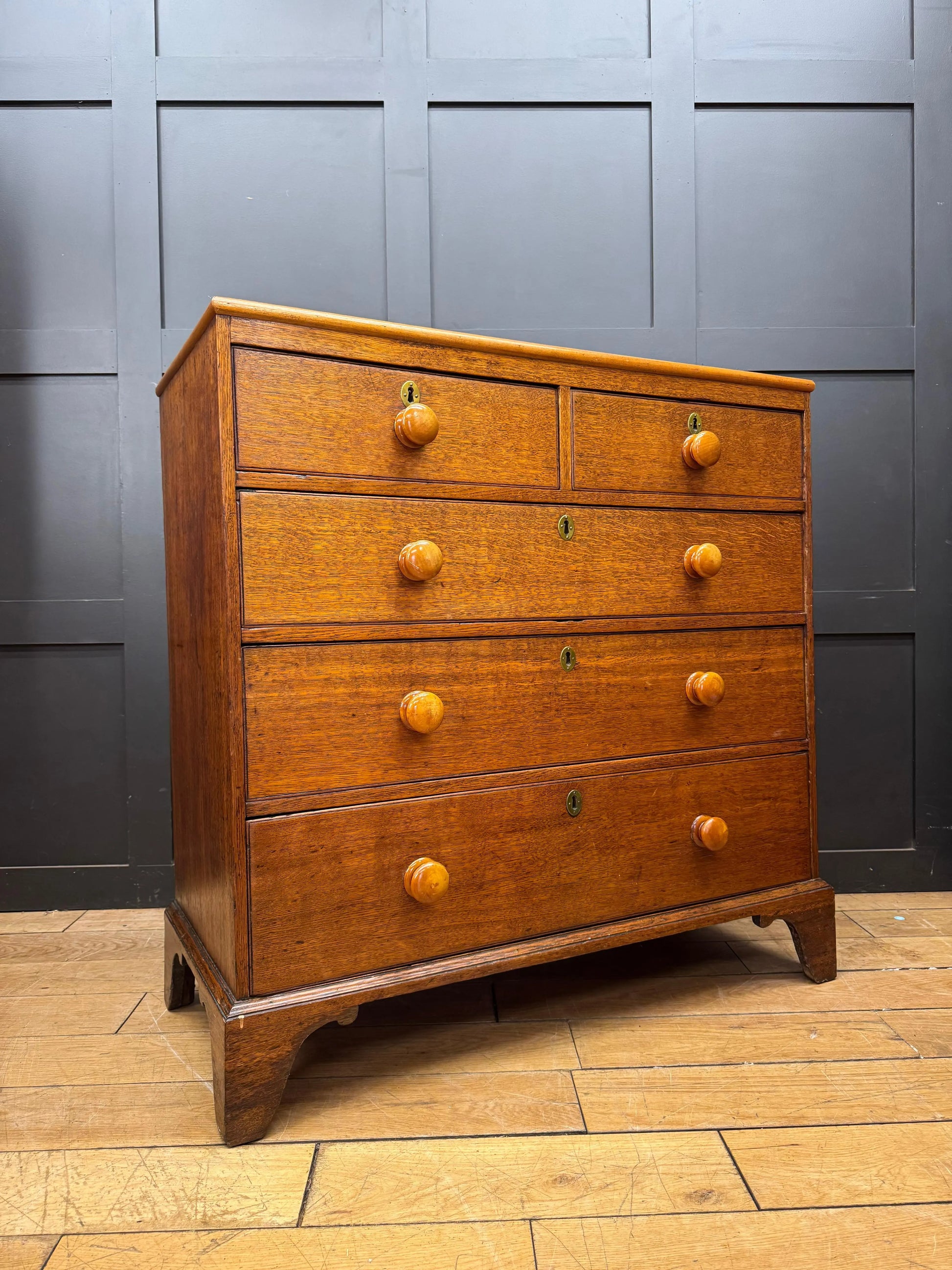 Antique Solid Oak Chest of Drawers Bedroom Storage Furniture Drawers RUSTIC WAREHOUSE NORFOLK