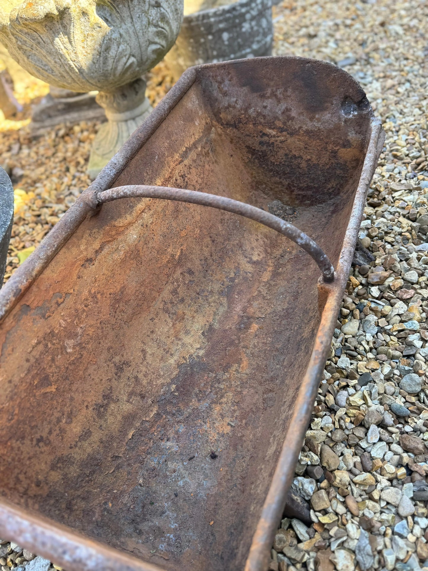 Antique Cast Iron Trough Feeder / Garden Planter Plant Pot / Log Holder Rustic RUSTIC WAREHOUSE NORFOLK