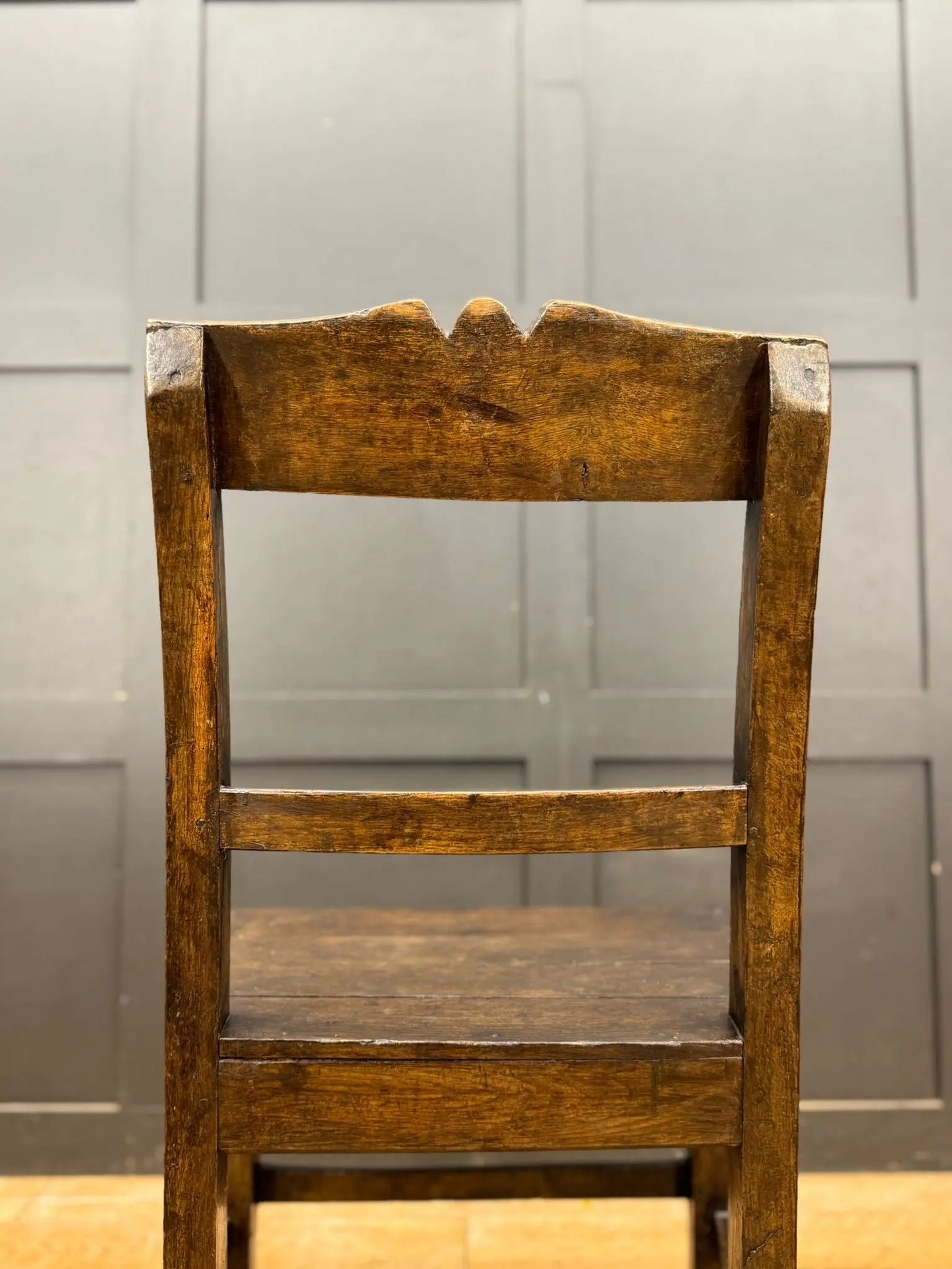Antique Oak Slat Back Kitchen Dining Chair Primitive Country Georgian Period RUSTIC WAREHOUSE NORFOLK