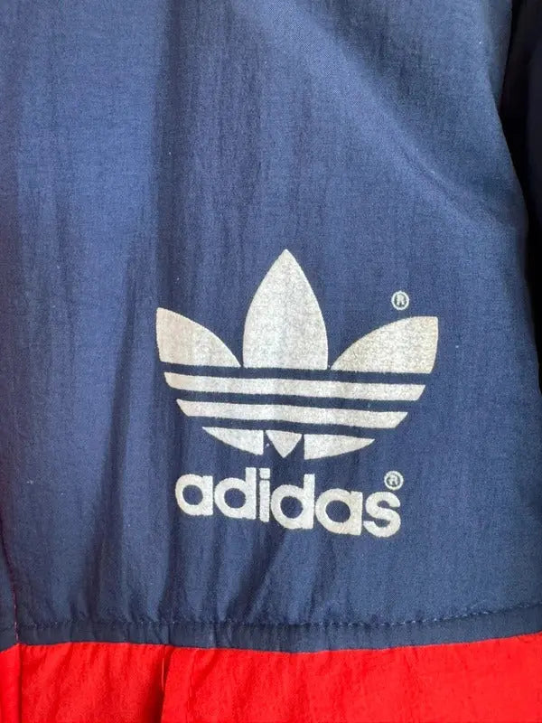Vintage Adidas 1988-91 Mangers Bench Coat Jacket Large #402