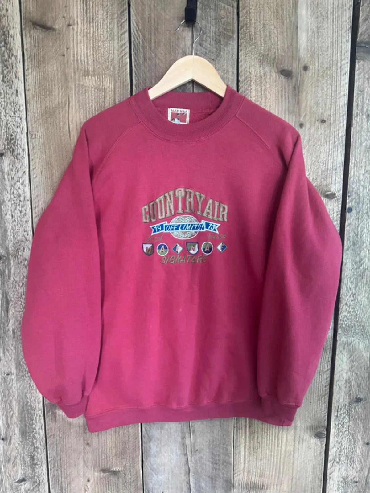 Vintage 90s Naf Naf Jumper Top Sweater Unisex Men’s Womens Large NAF NAF