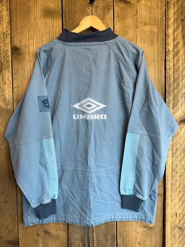 Vintage Umbro Drill Top Jumper Large Oasis Maine Road #408