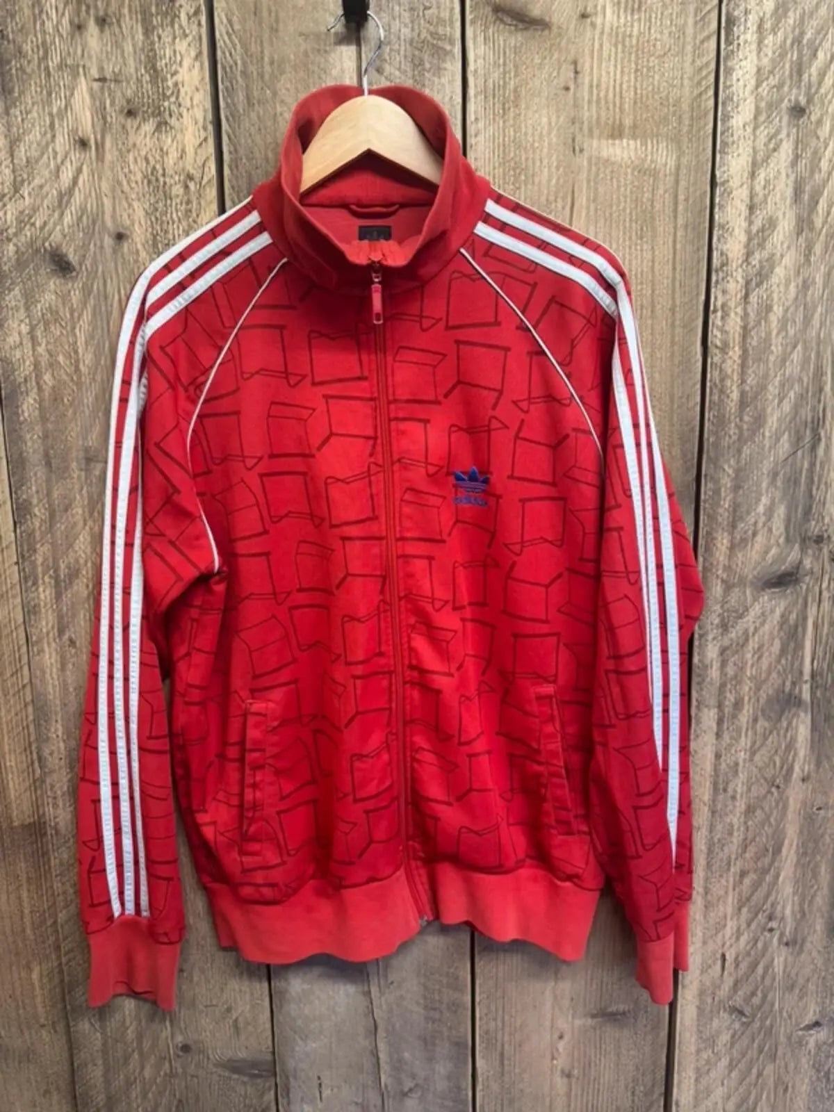 Vintage Adidas Originals USA Tracksuit Top XL Retro #345 adidas