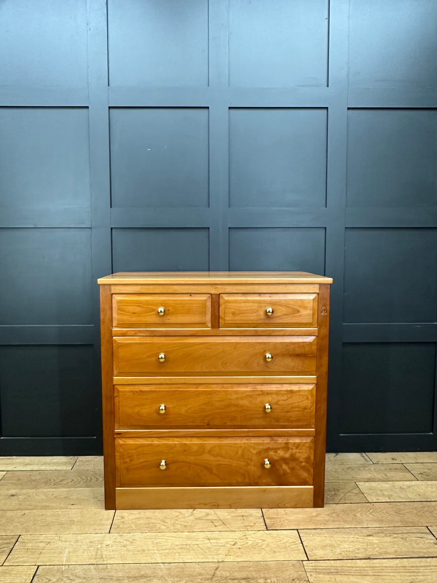 Vintage Oak Chest Of Drawers / Bedroom Storage Drawers / Horace Knightman