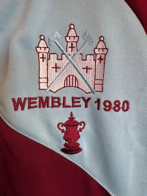 Official Retro West Ham United Football Tracksuit Top by Score Drawer Large #403