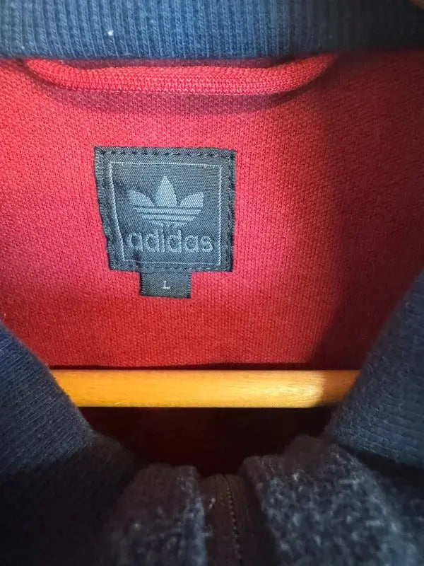 Vintage Adidas Originals Barcelona Tracksuit Top Large Retro #411