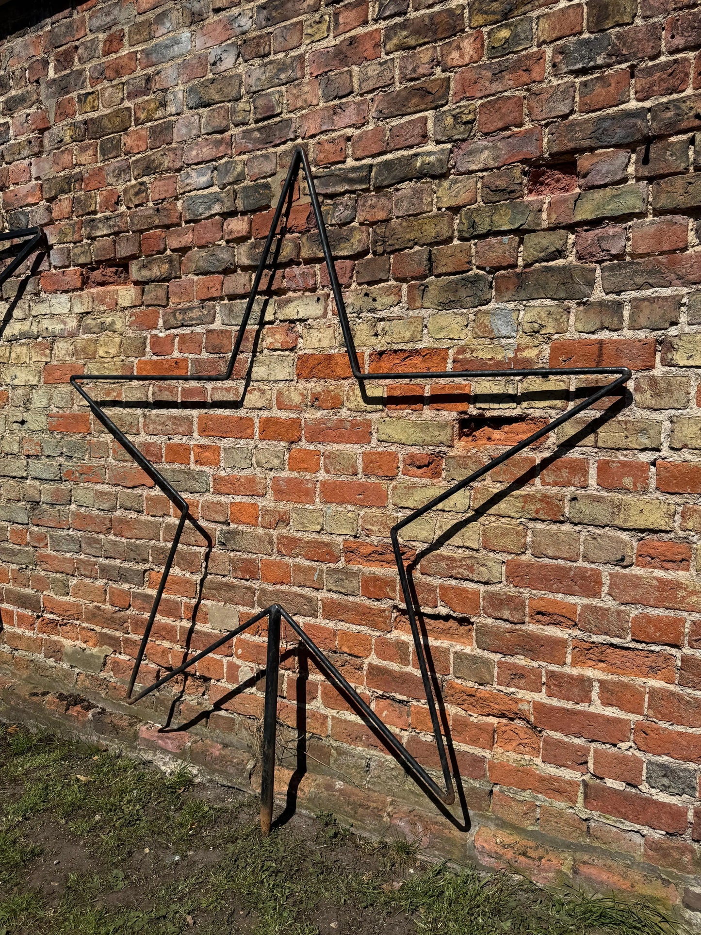 Large Black Metal Star Garden Stake Display Sculpture Christmas Wedding Decor RUSTIC WAREHOUSE NORFOLK