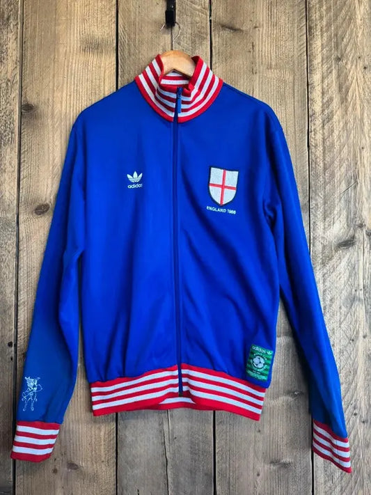 Vintage Adidas Originals England 1966 Football World Cup Tracksuit Top Large 366