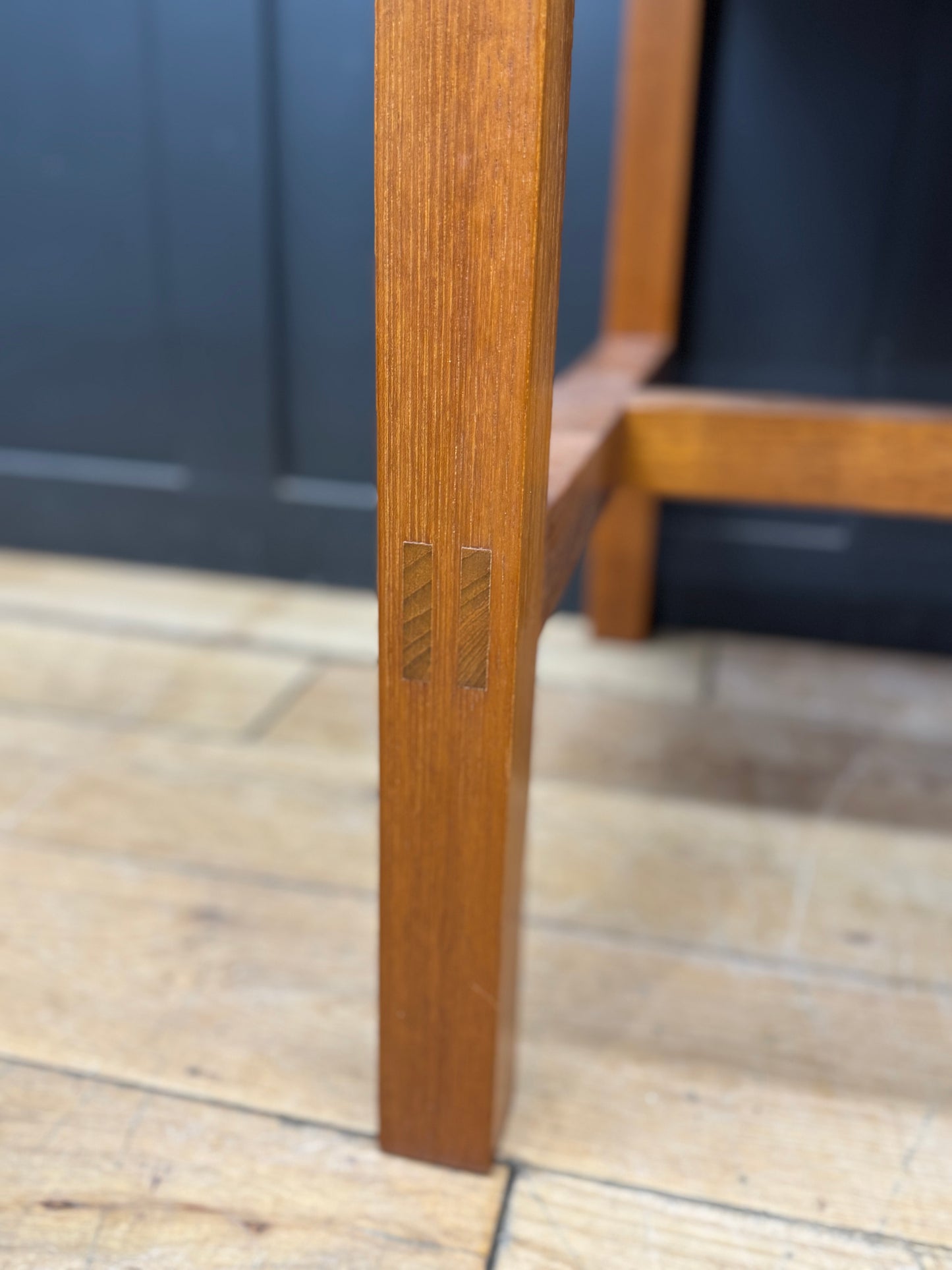 Mid Century Teak Writing Desk Side Table Console Hall Table Alfred Cox 92cm