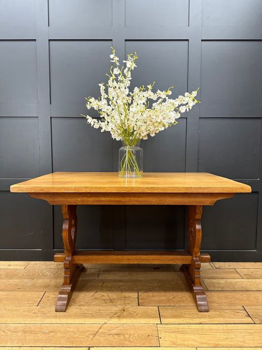 Vintage Refectory Table  / Oak Dining Table / Farmhouse Kitchen Table