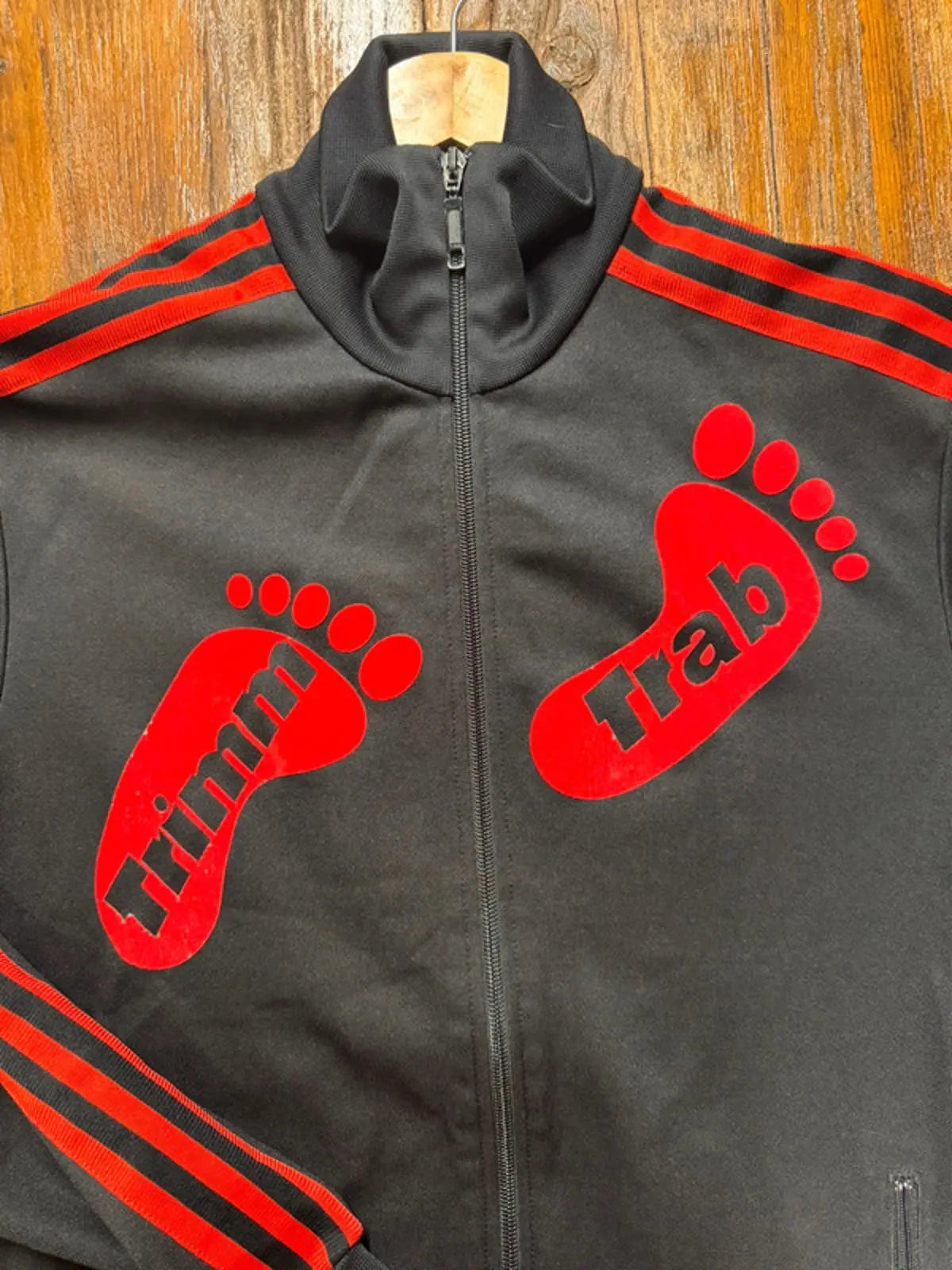 A Vintage Adidas Originals Trimm Trab Tracksuit Top Mens Small Retro adidas