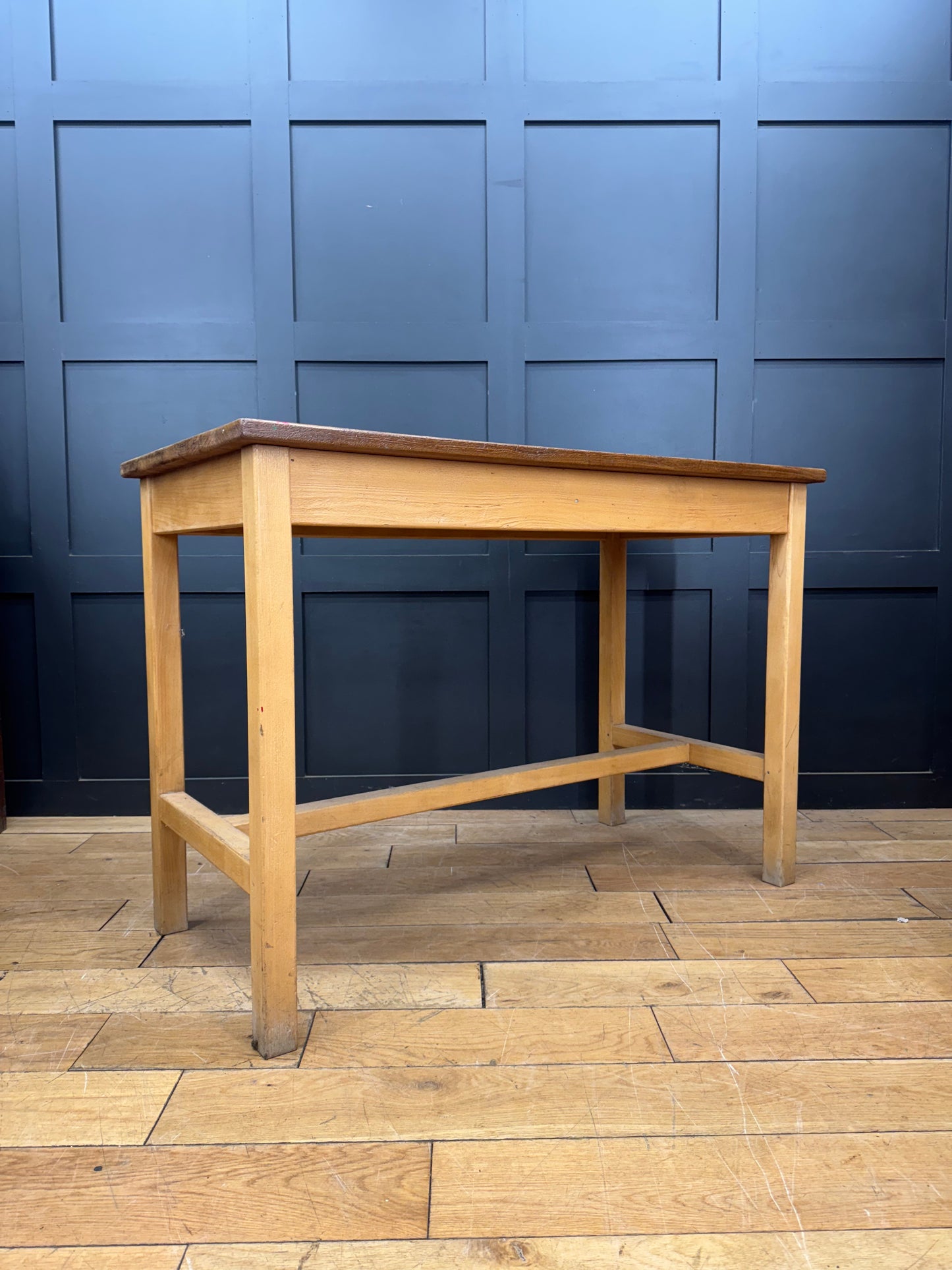 Vintage Science Bench / Dining Table  / Kitchen Table Island / School Art Bench