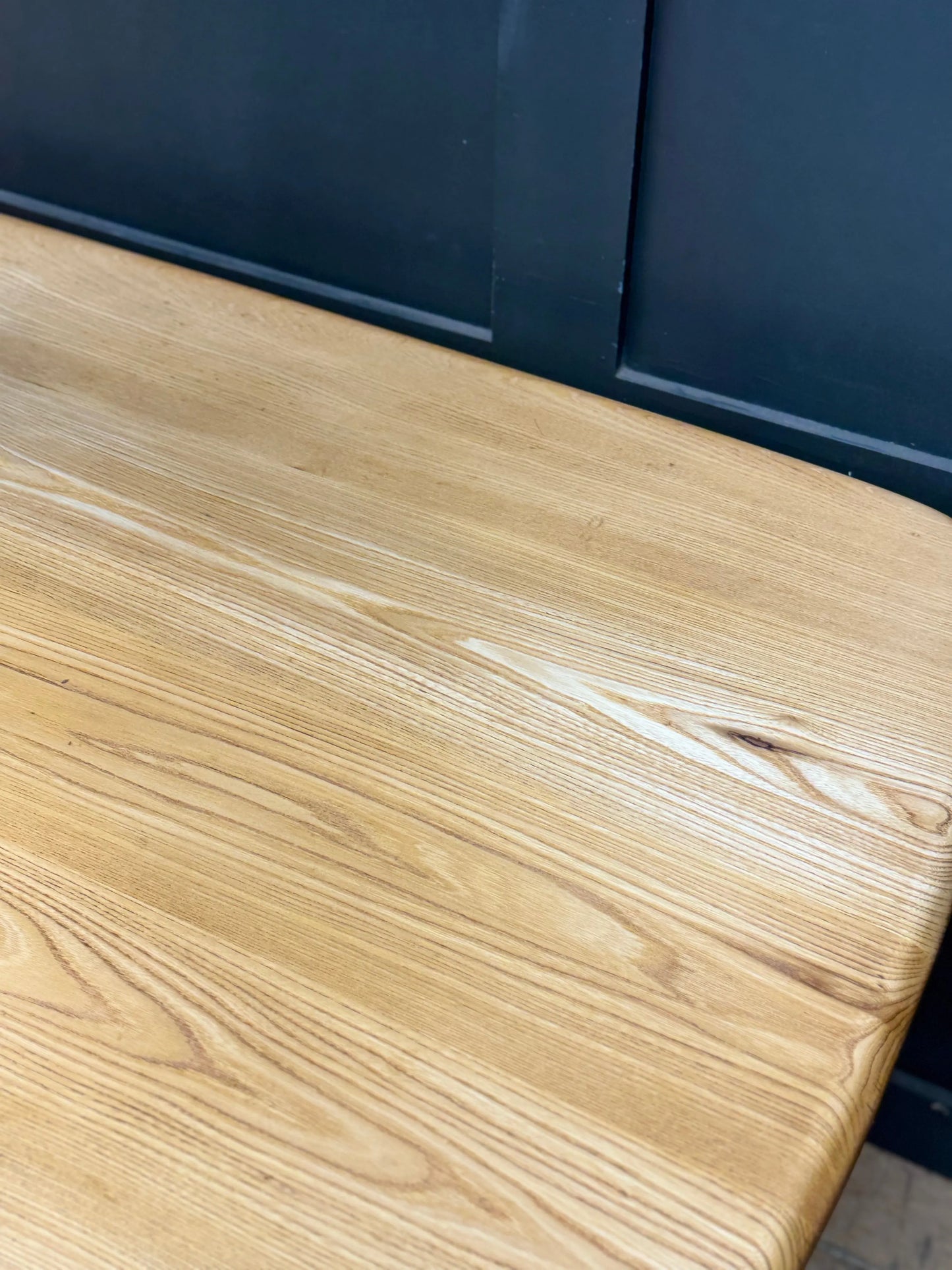 Vintage Ercol Plank Table Retro Kitchen Dining Table Blonde Elm Mid Century