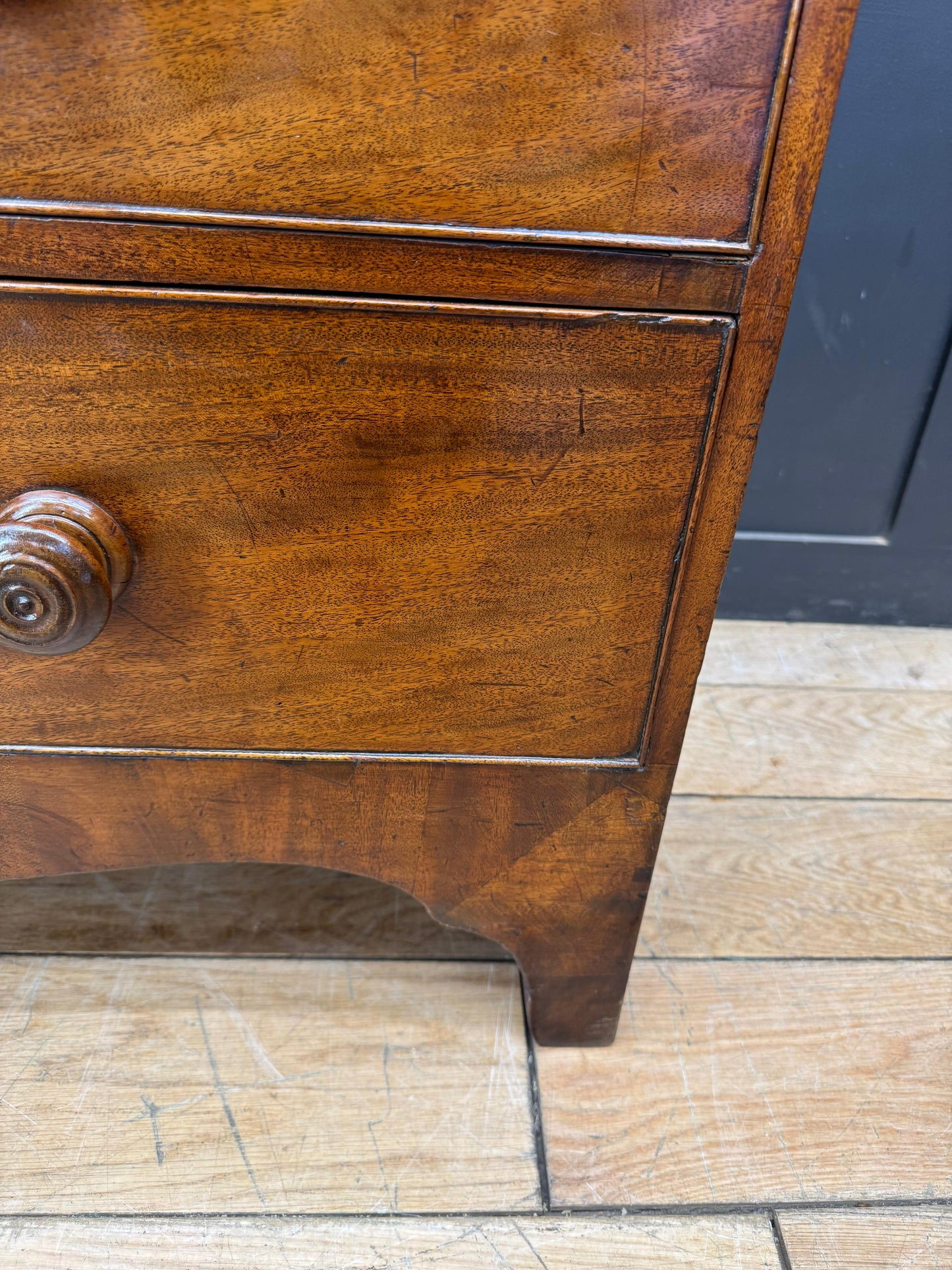 Georgian Mahogany Chest of Drawers Antique Bedroom Clothes Storage