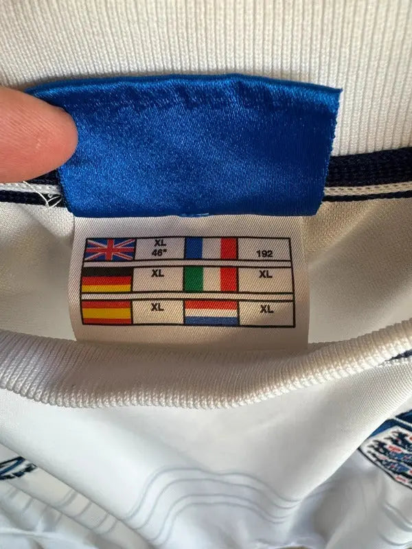 Vintage Official 1999 England Football Top Shirt Umbro XL